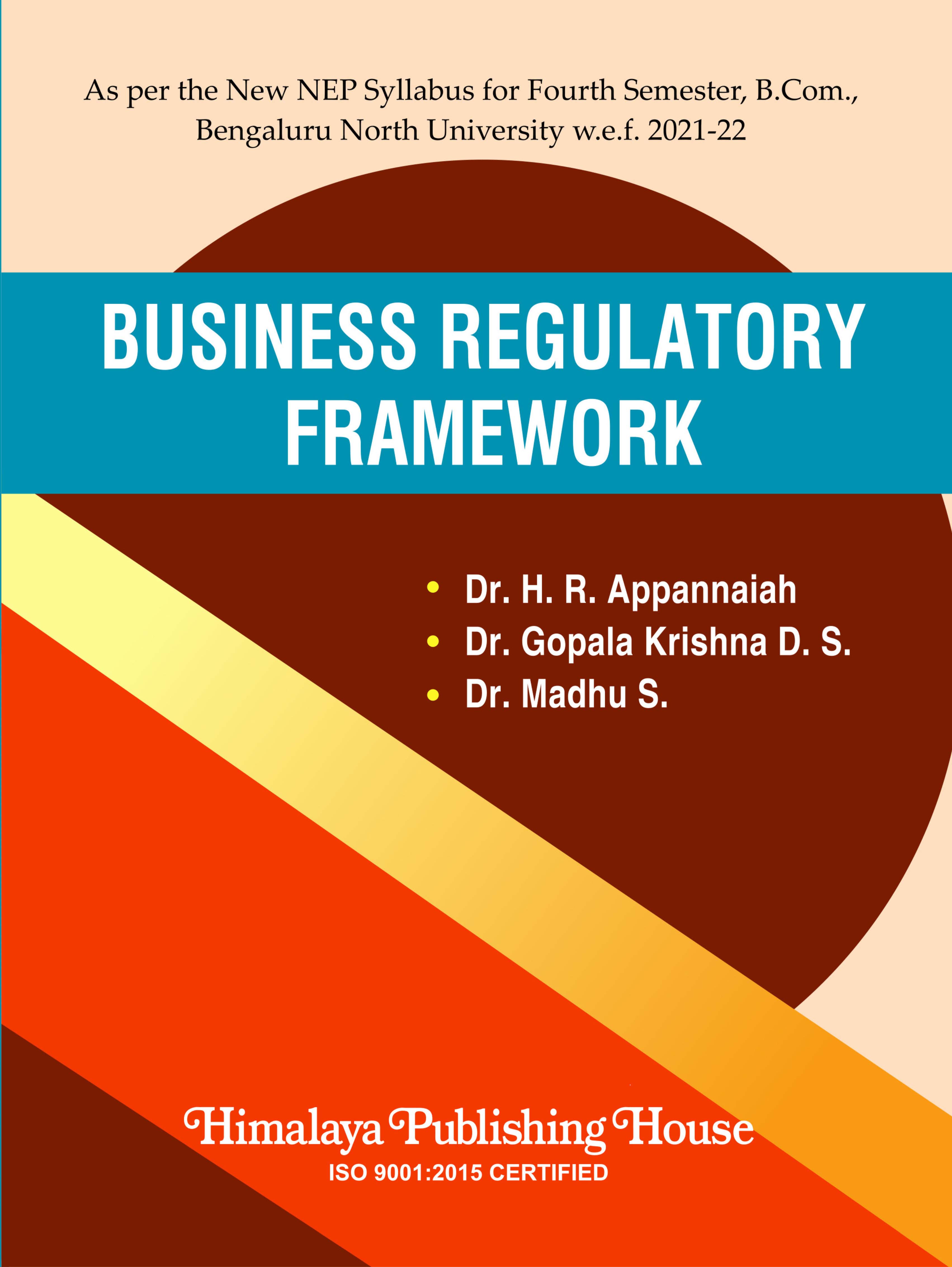 Business Regulatory Framework